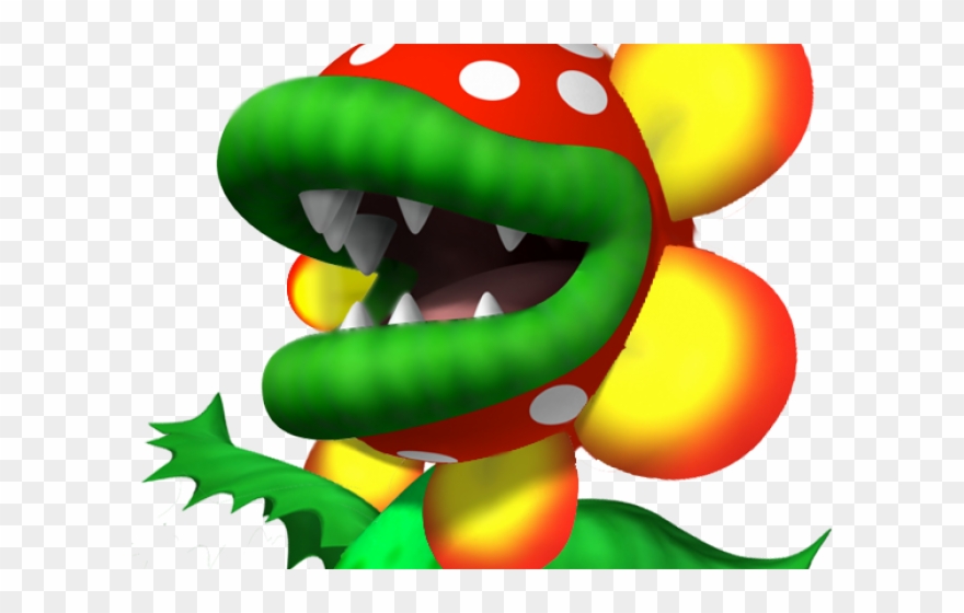 Piranha Clipart Mario - Petey Piranha Transparent Background - Png Download