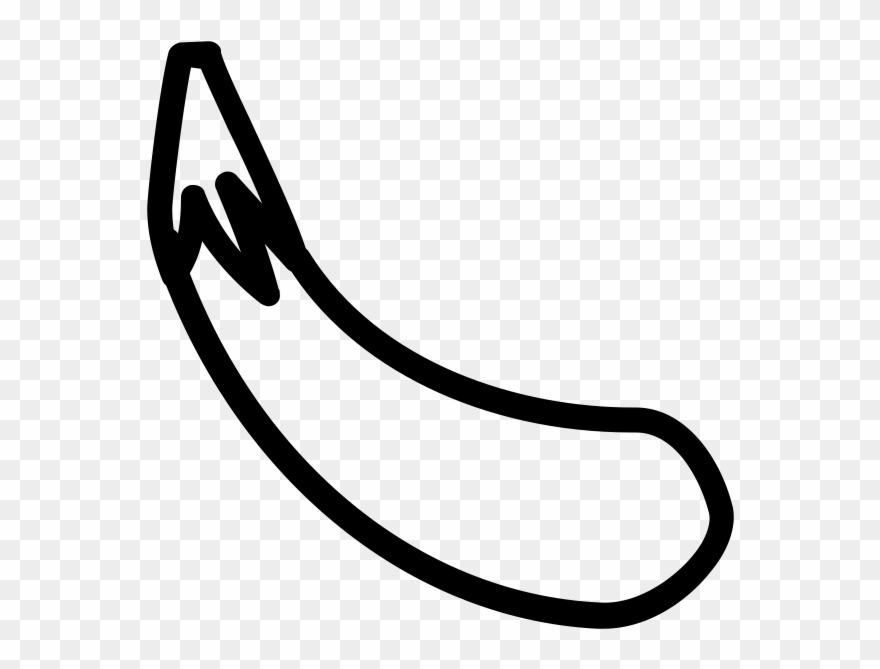 Eggplant Rubber Stamp - Eggplant Clipart