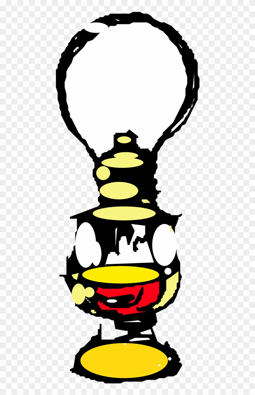 Kerosene - Clipart - Kerosene Lamp - Png Download