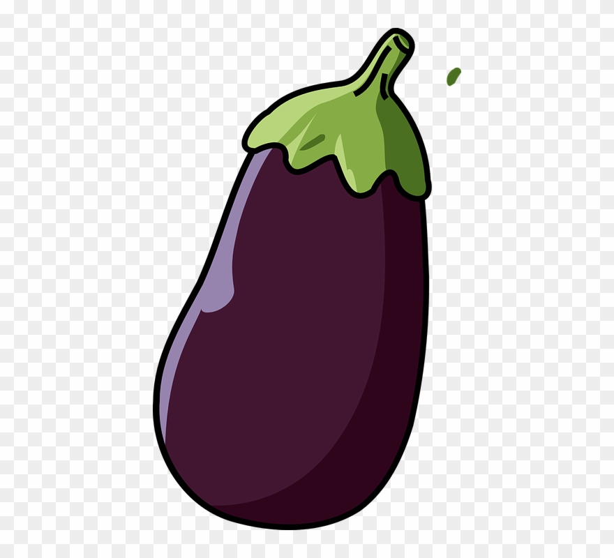Eggplant Clipart Vegetable - Clipart Eggplant - Png Download