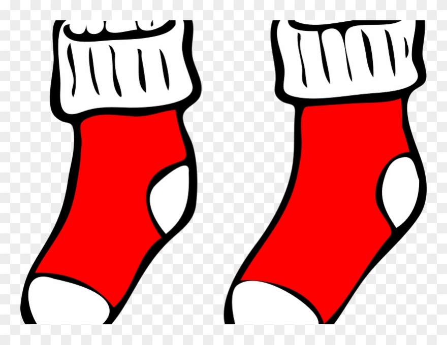 Socks Clipart Los - Colouring Pictures Of Socks - Png Download