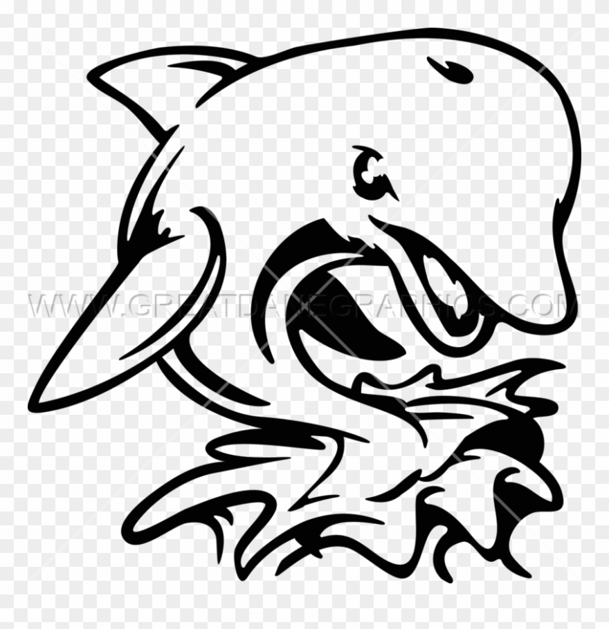 Angry Dolphin Clipart