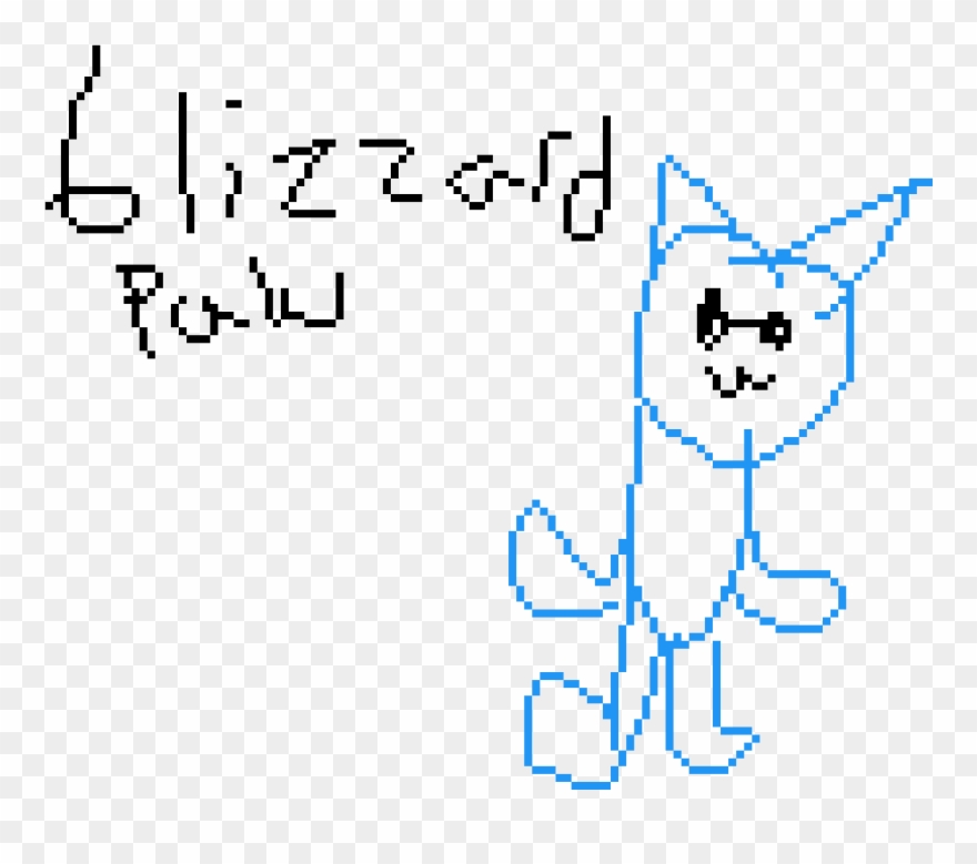 Warrior Thing - Blizzard Paw - Cartoon Clipart