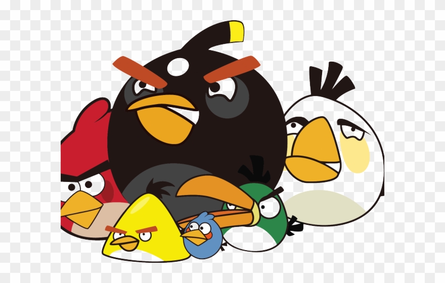 Angry Bird Clipart - Imagens Angry Birds Png Transparent Png