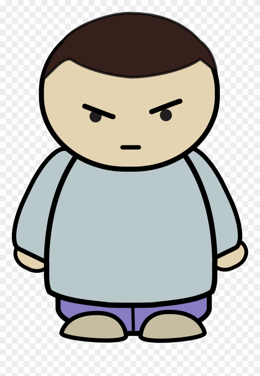 Big Image - Angry Character Png Clipart