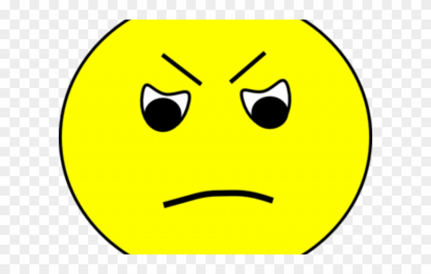 Angry Face Clipart - Split Face Happy And Sad - Png Download