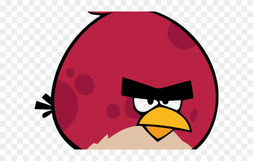 Angry Bird Clipart - Angry Bird Red Big - Png Download