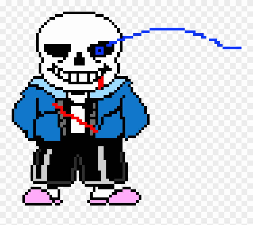 Sans Sprite - Sans Undertale Pixel Clipart