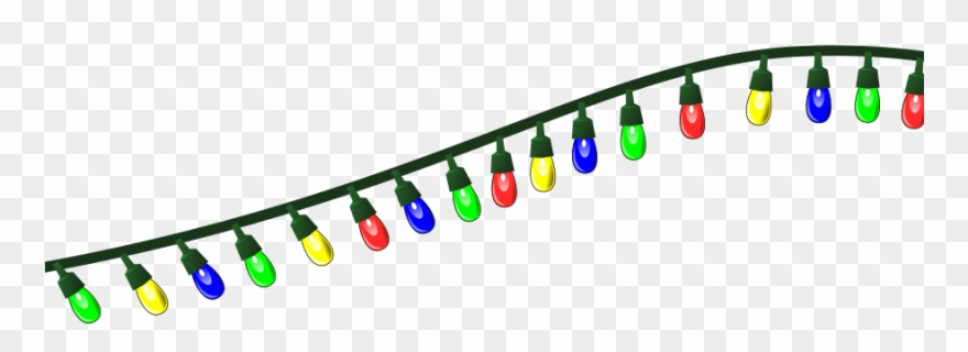 Christmas Lights Transparent Background Clipart