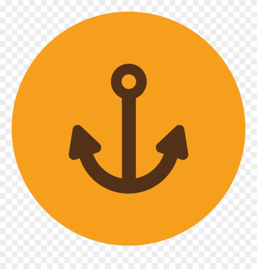 Marine Works - Purple Anchor Clipart