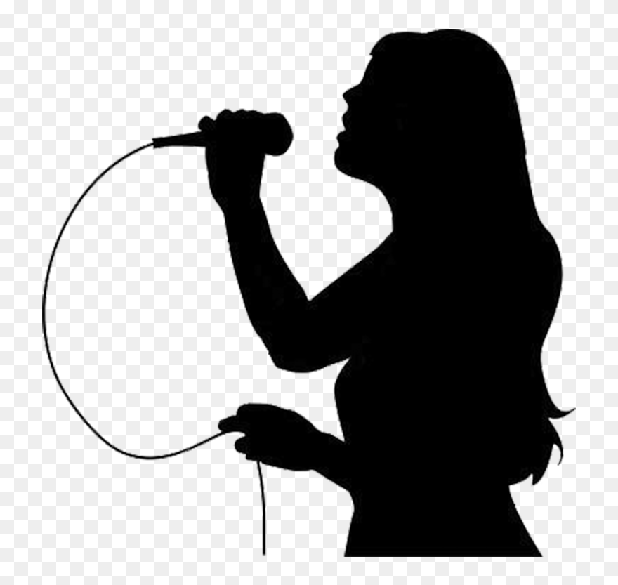Voice Disorders And Treatment - Someone Singing Silhouette Clipart