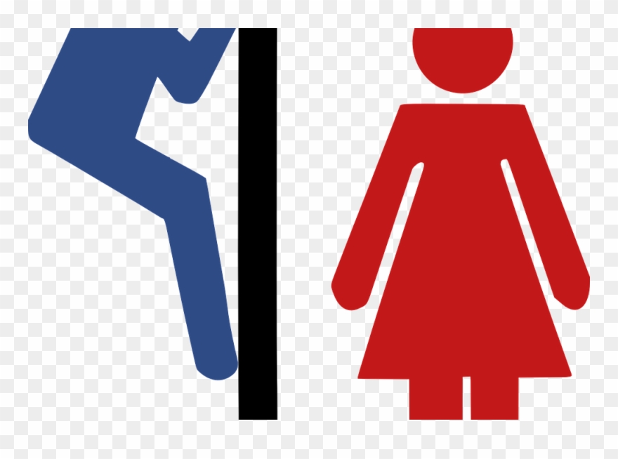 Debunking Sex Myths - Funny Toilet Sign Clipart