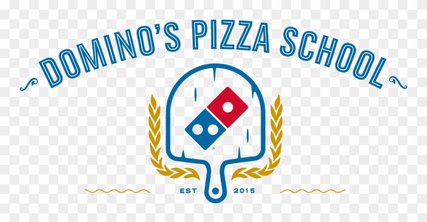 Domino's Pizza School Logo Png Transparent - Dominos Pizza Logo Svg Clipart