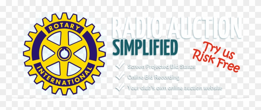 Biddingowl Free Charity Fundraising Auction Software - Rotary Club Clipart