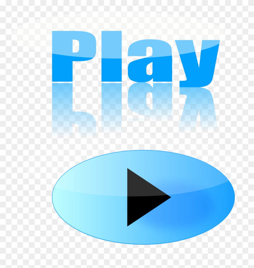 Big Image - Play Text Button Clipart
