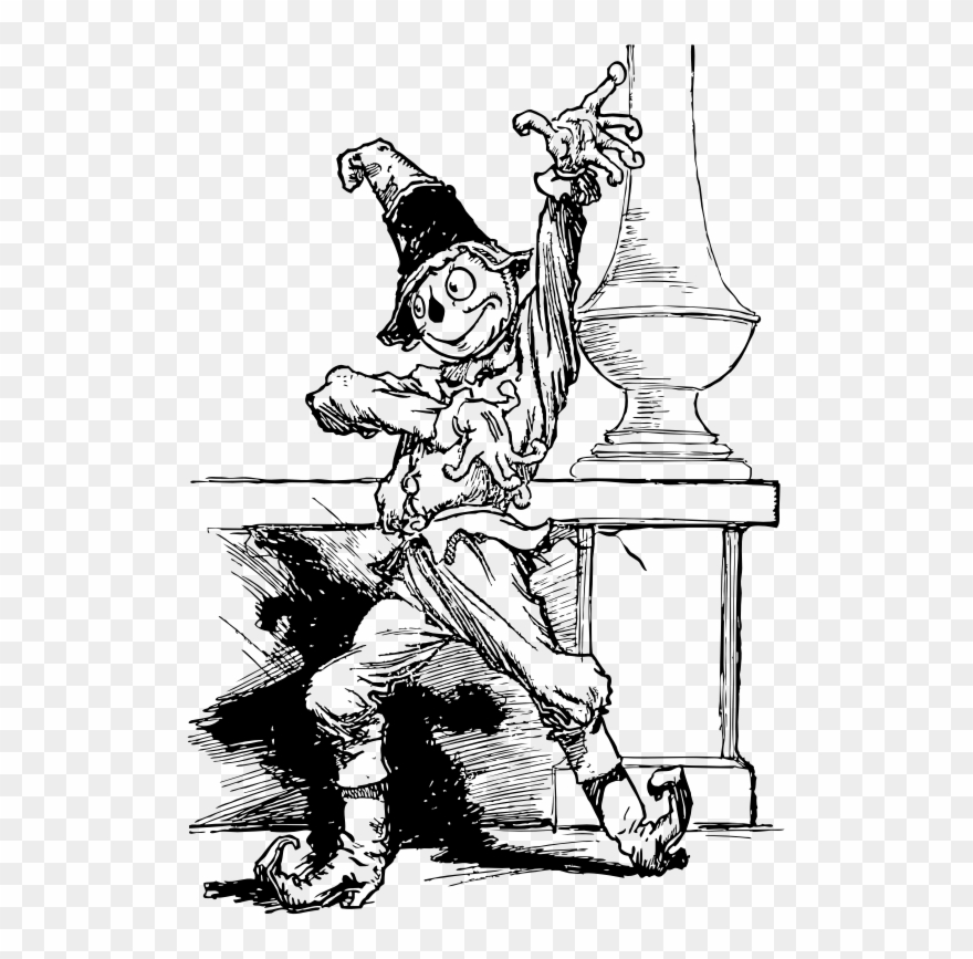 Medium Image - Scarecrow Of Oz 1915 Scarecrow 1 Poster Print By John Clipart
