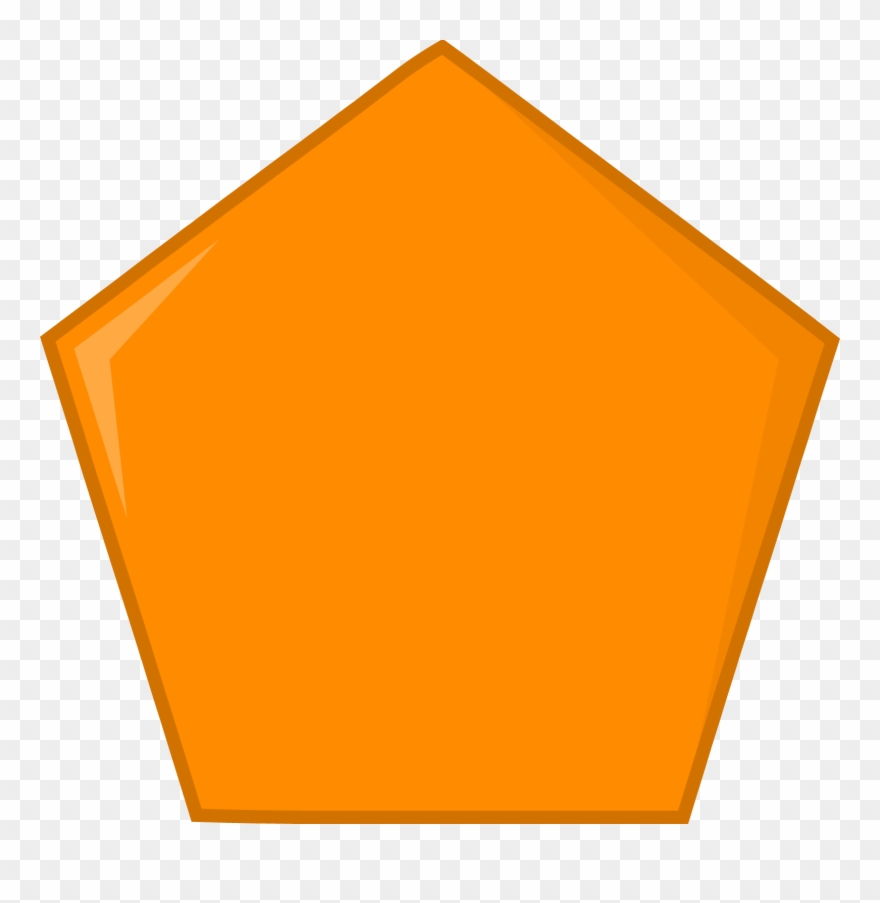 19, January 27, 2017 - Orange Pentagon Clipart