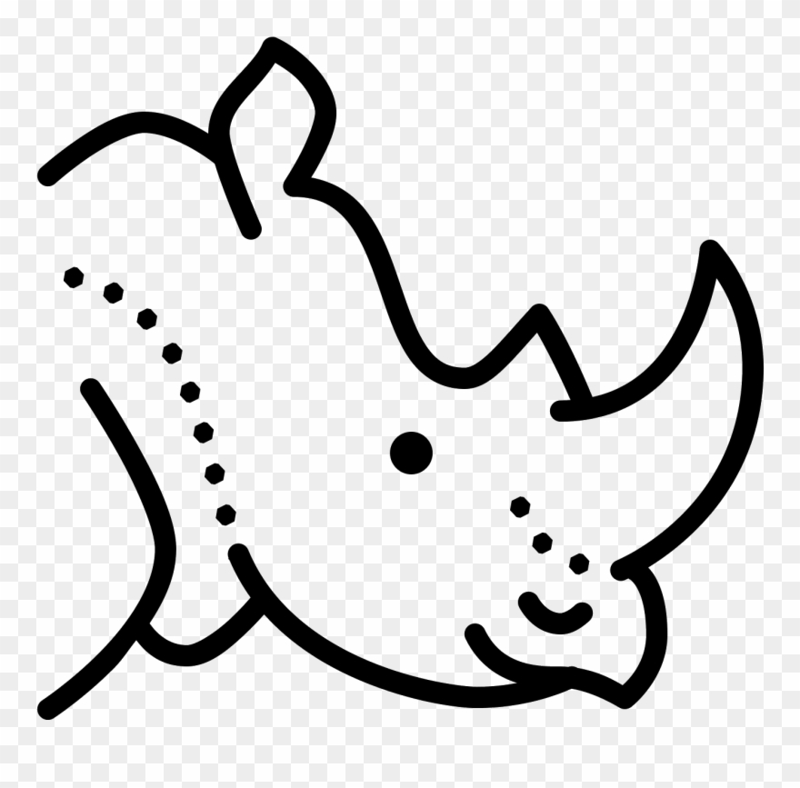Rhinoceros Icon - Rhinoceros Clipart