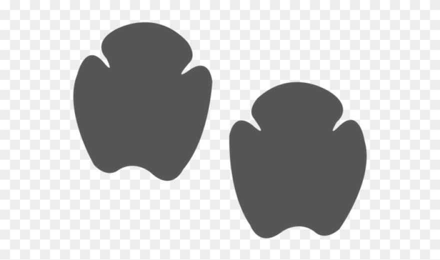 Footprint Clipart Rhino - Rhino Footprints - Png Download