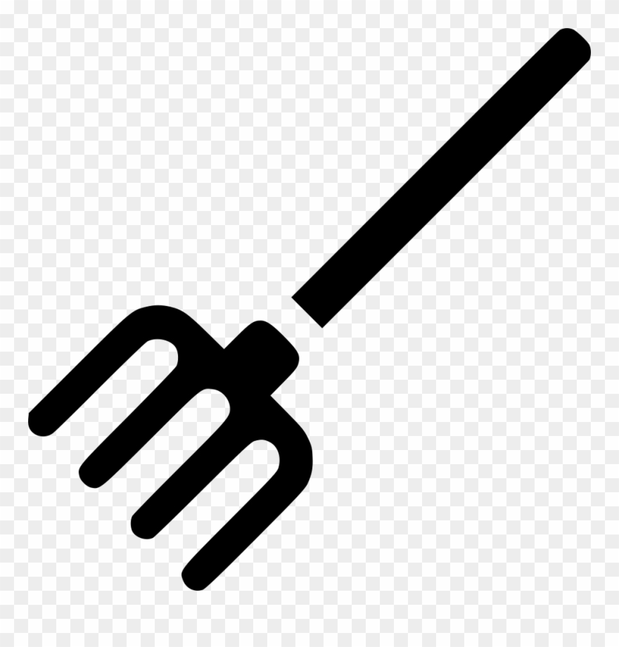 Pitchfork Dig Tool Rake Garden Comments - Spatula Icon Clipart