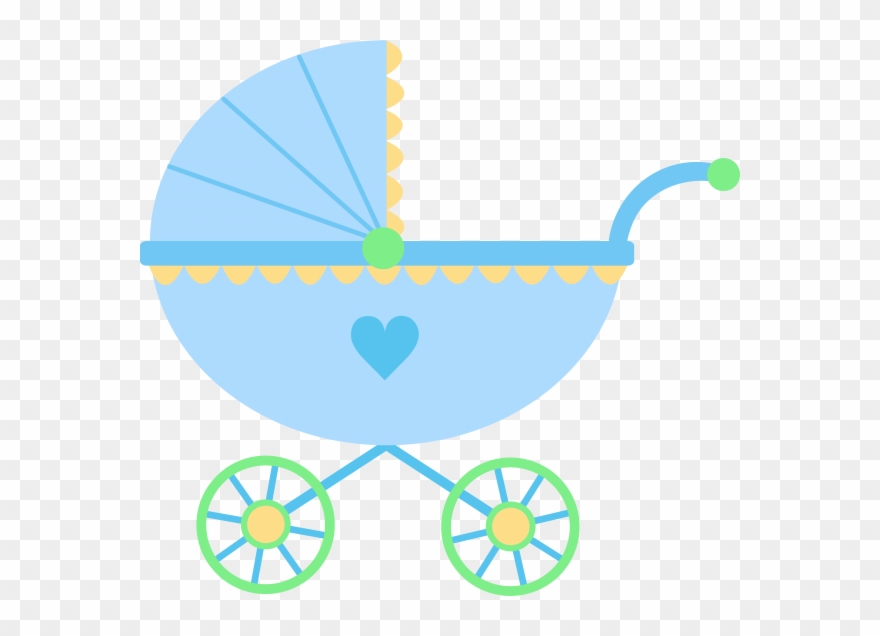 Baby Boy Shower Feminine Sweet Pea Baby Shower Clip - Baby Boy Stroller Png Transparent Png