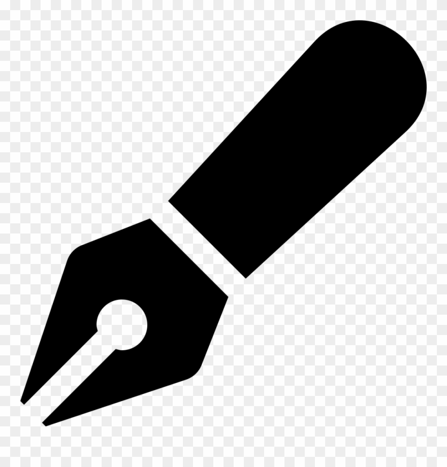 File Font Awesome 5 Solid Pen Fancy Svg Wikimedia Commons - Fontawesome Pen Clipart