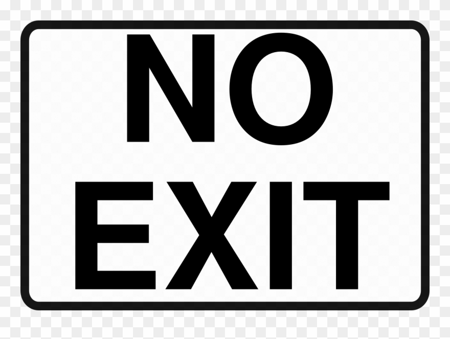 Replacement Window Cliparts - No Exit Sign Printable - Png Download