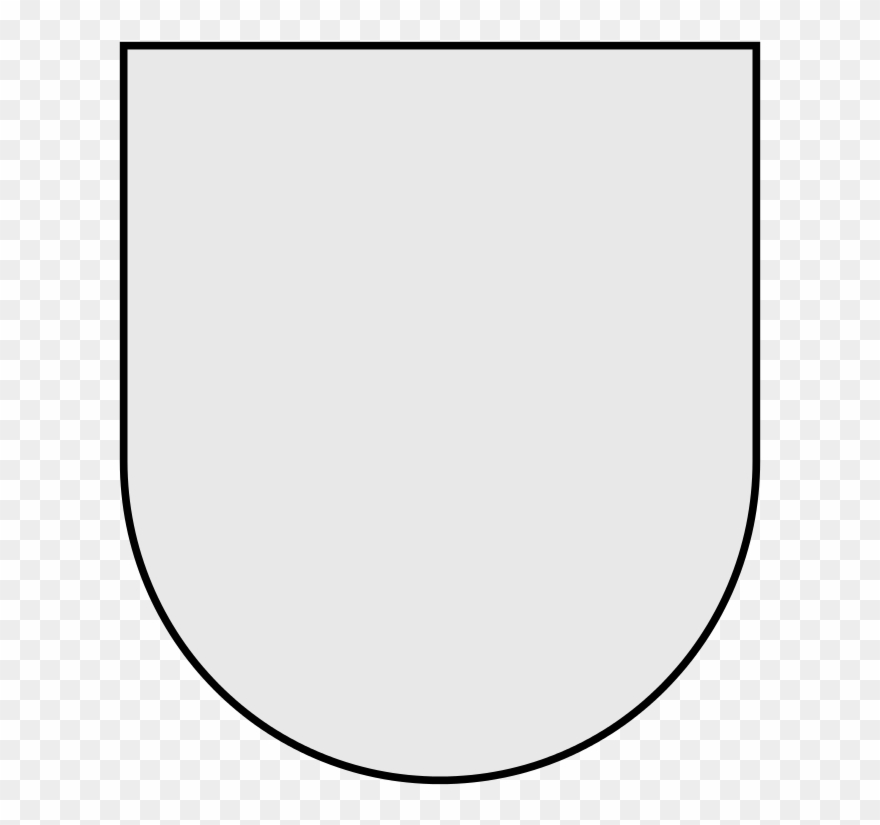 Coa Illustration Shield Round Base - Coa Shield Clipart