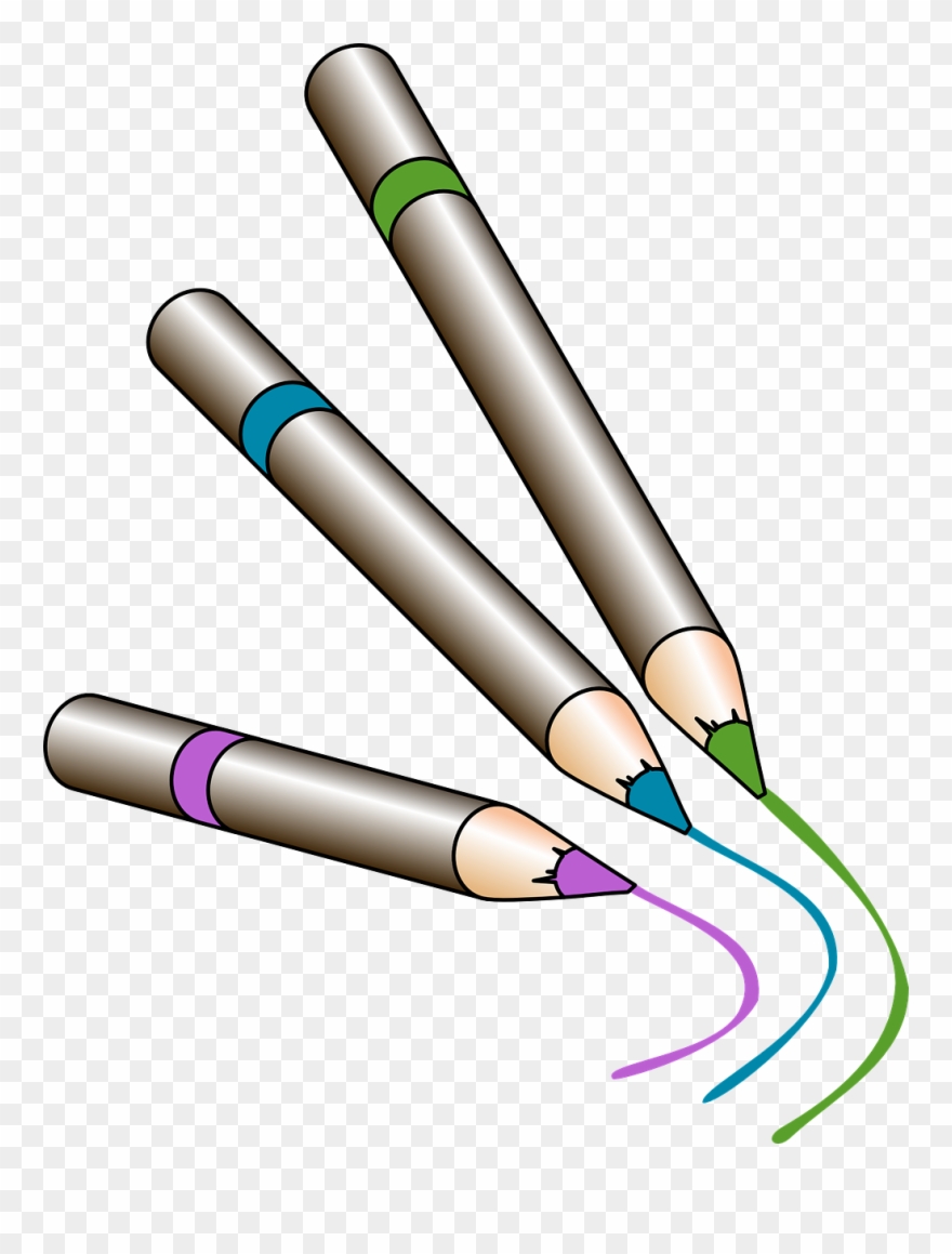 Stories & Squiggles - Coloring Pencils Clipart Png Transparent Png