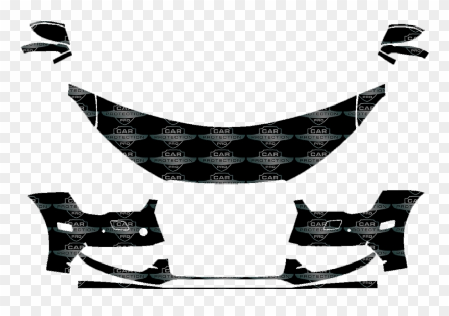 2016 2018 Audi A7 S Line 3m Clear Bra Deluxe Paint - Illustration Clipart