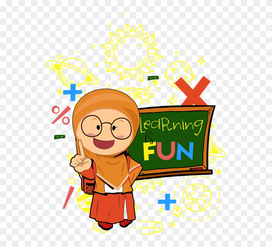 The Class That Counts The Most - Gambar Kartun Anak Belajar Clipart