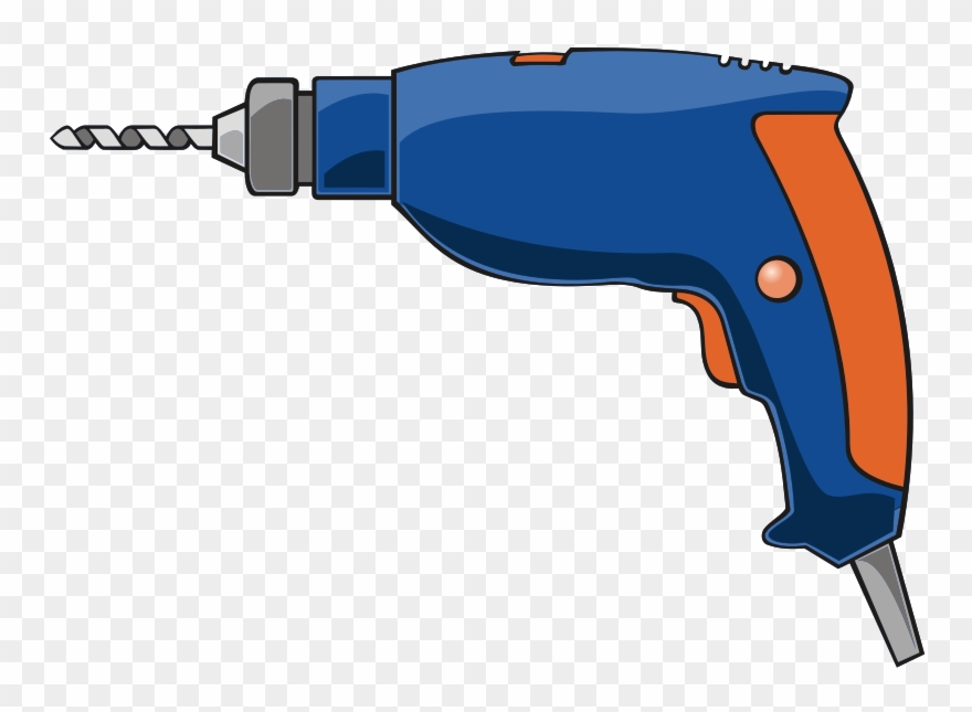 Medium Image - Clip Art Power Drill - Png Download