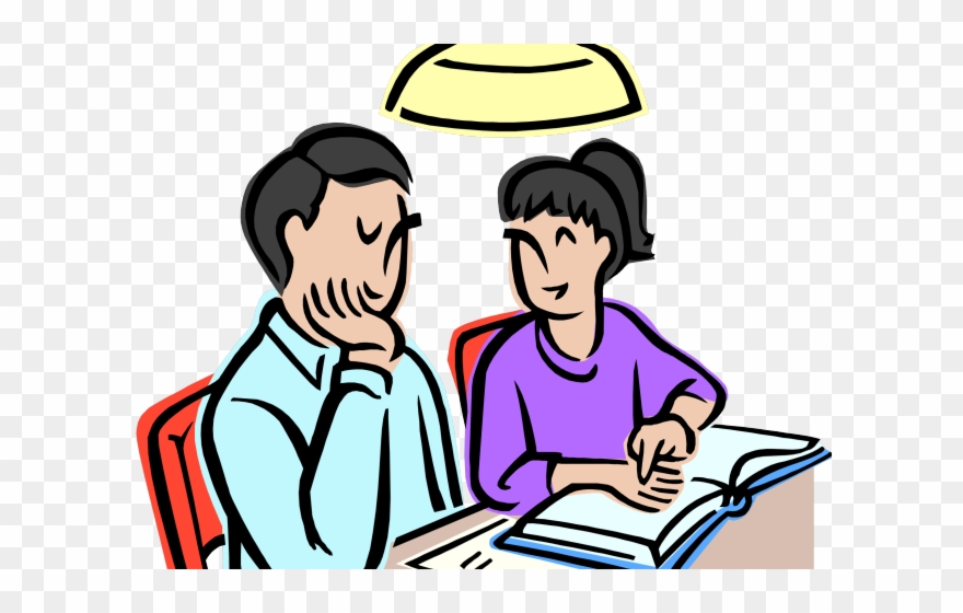 Tired Clipart Father - Clipart Help Me With My Homework - Png Download