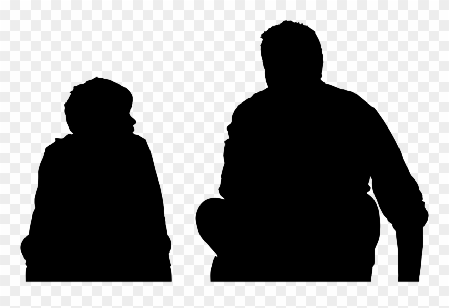 Son And Father Transparent Clipart - Father And Son Png