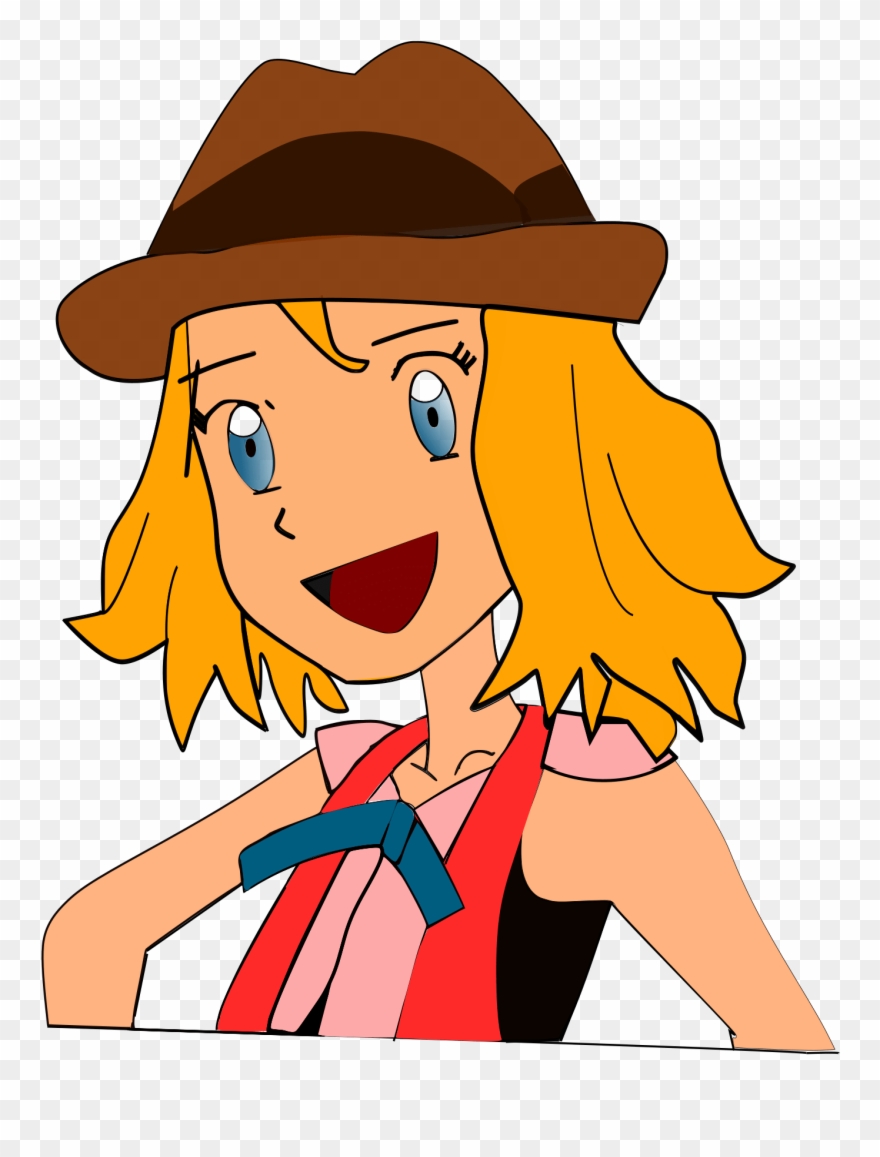 Chick Clipart Girl - Cartoon Girl In A Hat - Png Download