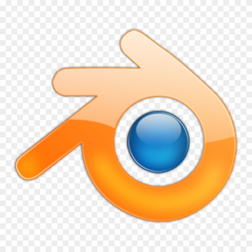 License - - Blender Software Logo Png Clipart