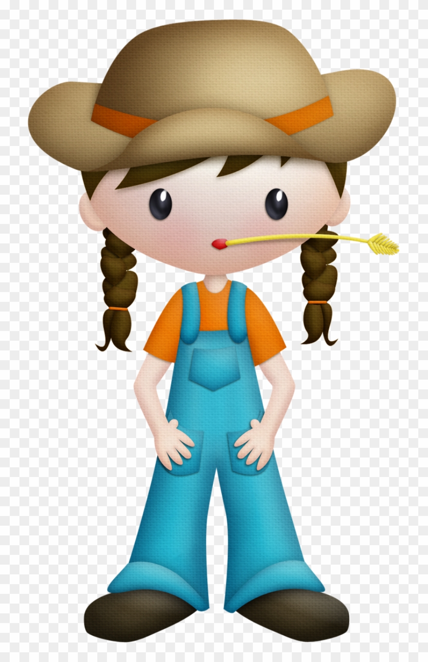Animais Da Fazenda E Etc - Granjero Animado De Animales Clipart