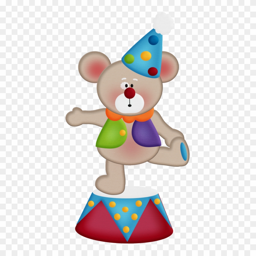 Aw Circus Bear 1 - Circus Bear Clip Art - Png Download