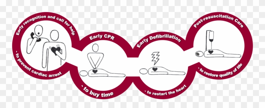 Chain Of Survival Fa - Basic Life Support Png Clipart