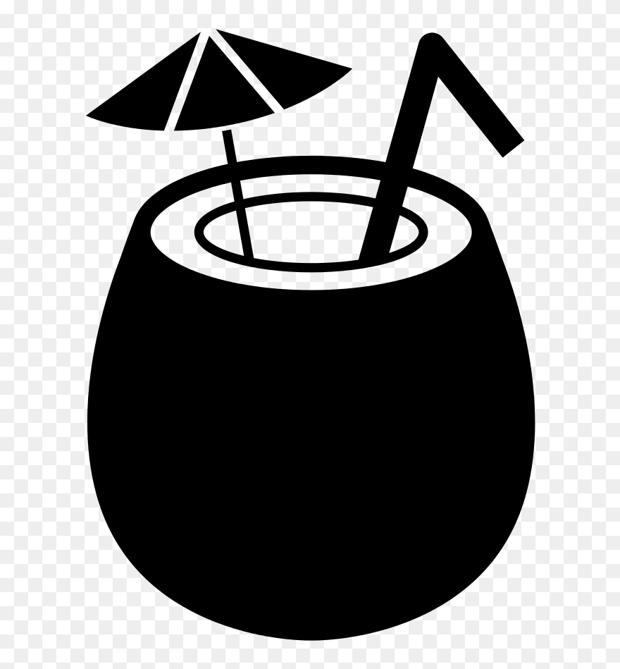 File - Coconut Icon - Svg - Coconut Clipart