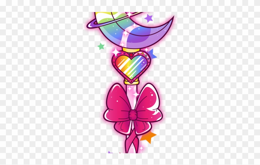 Sailor Moon Clipart Wand - Varinha Star Vs As Forças Do Mal - Png Download