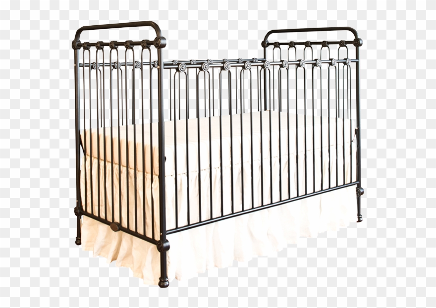 Joy Baby Crib Distressed Black - Bratt Decor Joy Baby Crib Finish: Black Clipart