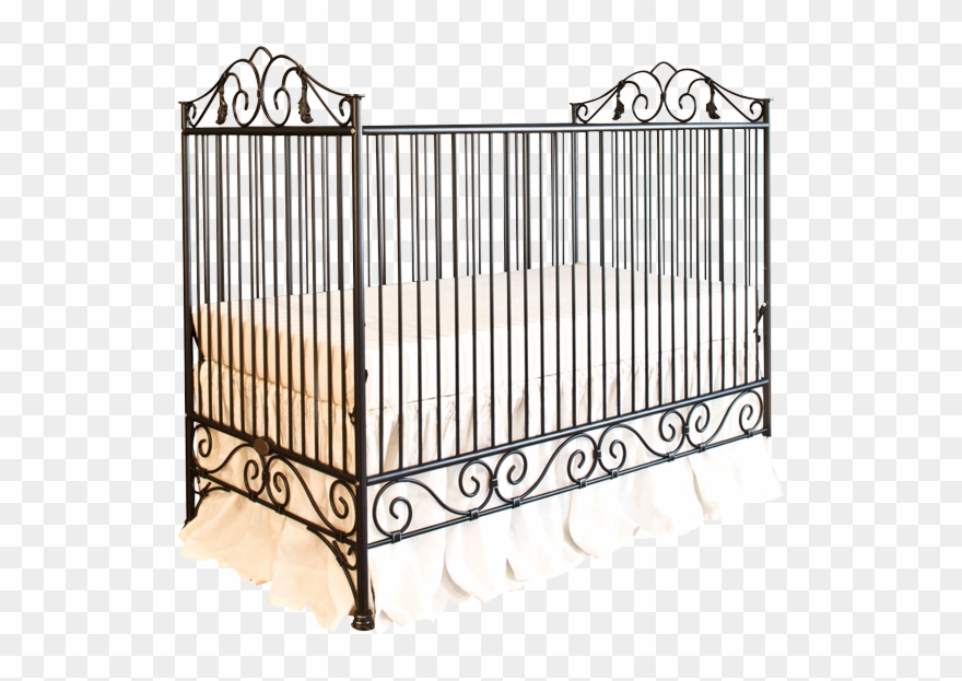 Casablanca Crib Distressed Black - Bratt Decor Casablanca Crib Finish: Black Clipart