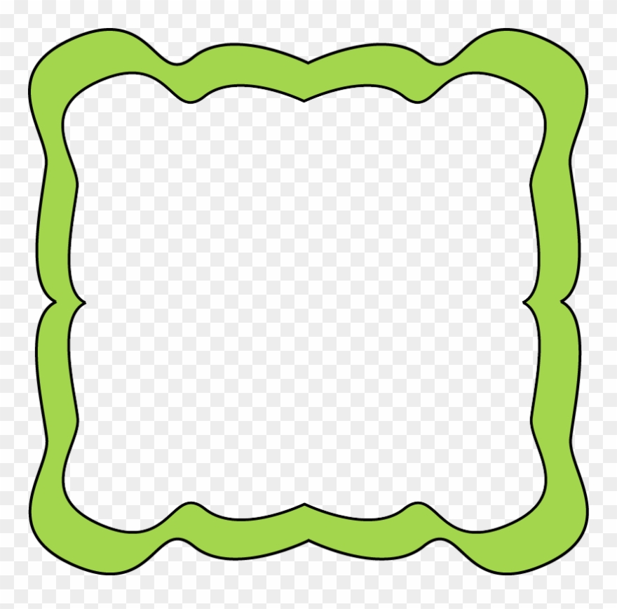 Lime Border Frame Png Transparent Image - Clip Art