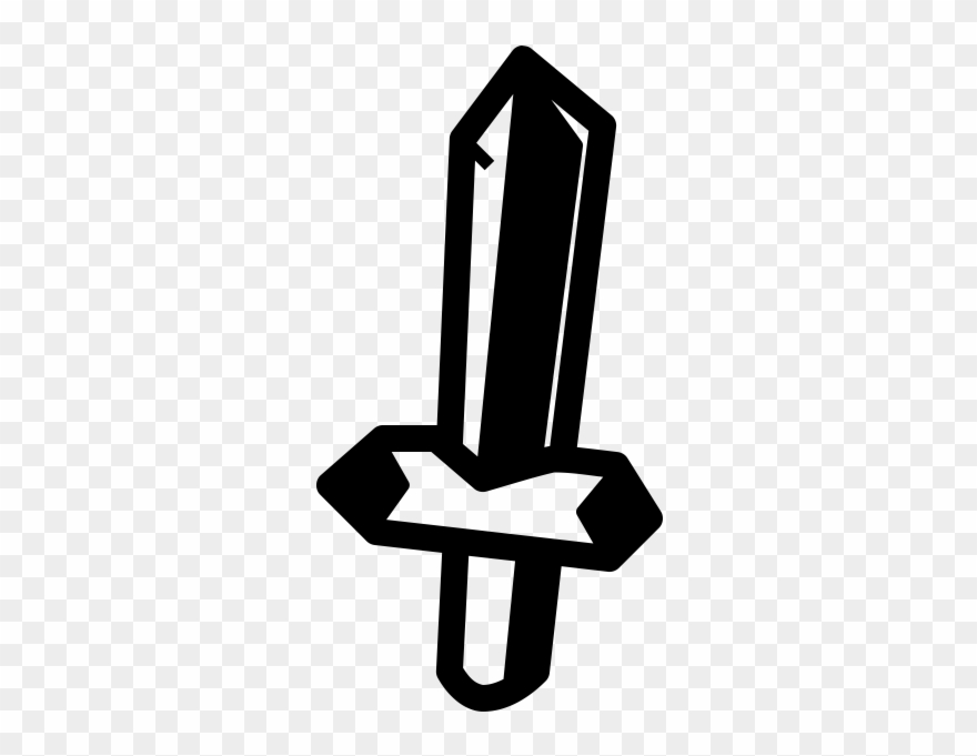 Sword Rubber Stamp - Sword Clipart