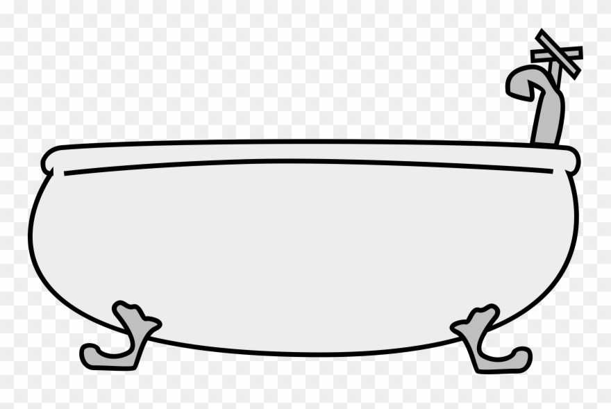 Big Image - Clipart Images Of Tub - Png Download