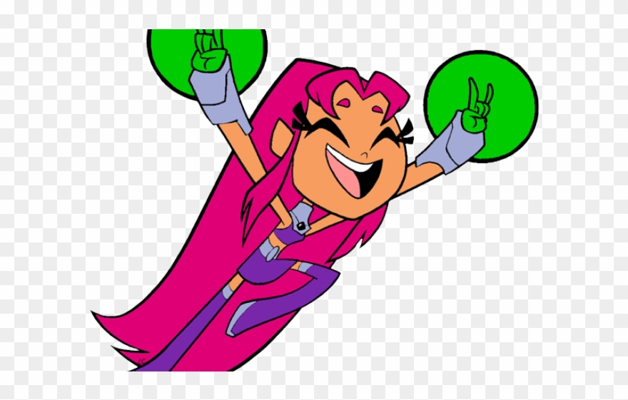 Cyborg Clipart Team Titans Go - Star Fire Teen Titans Go Png Transparent Png