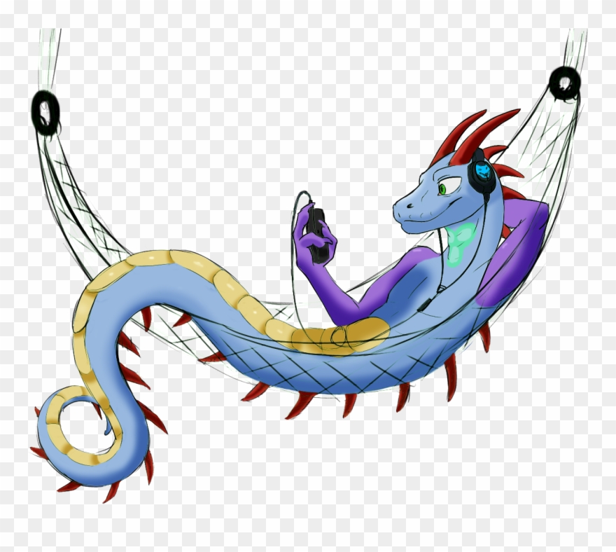 Reese In A Hammock - Illustration Clipart