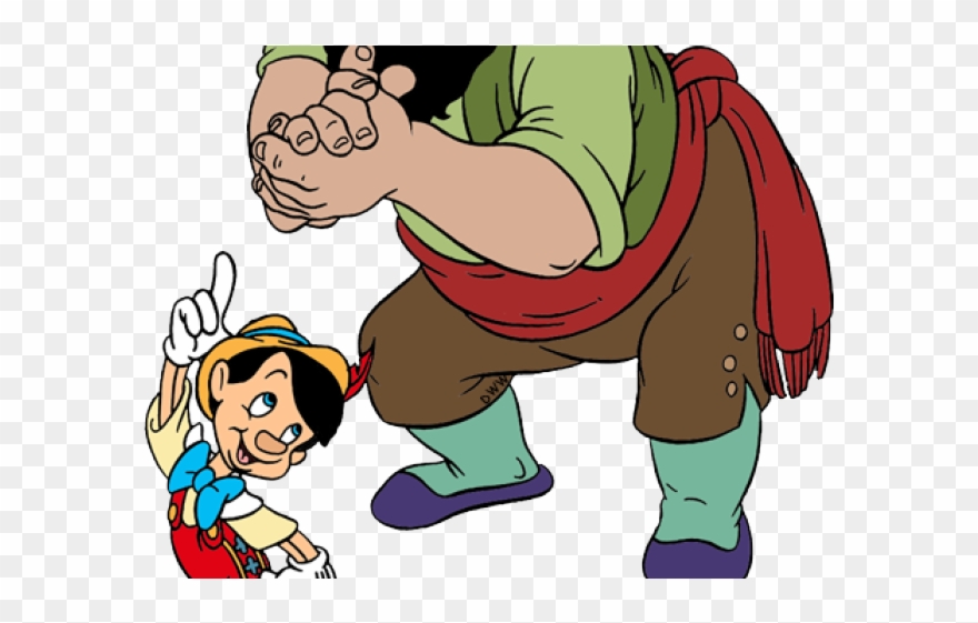 Pinocchio Clipart Walt Disney Character - Stromboli Disney - Png Download