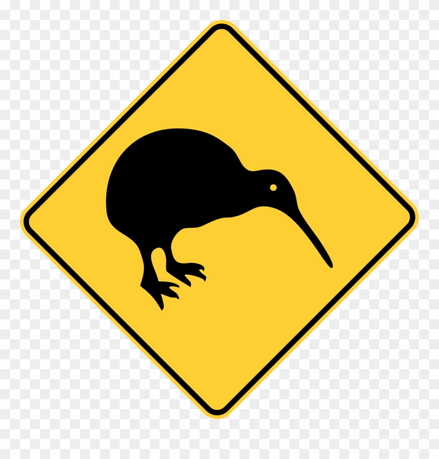 Part 13 New Zealand Composers - New Zealand Kiwi Sign Clipart